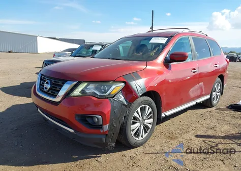 2017 Nissan Pathfinder Sv from USA, damaged, VIN 5N1DR2MNXHC627352